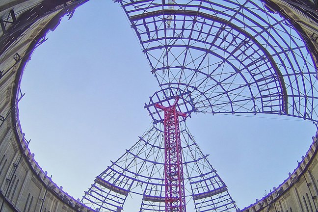 Gasklockan rivning av tak