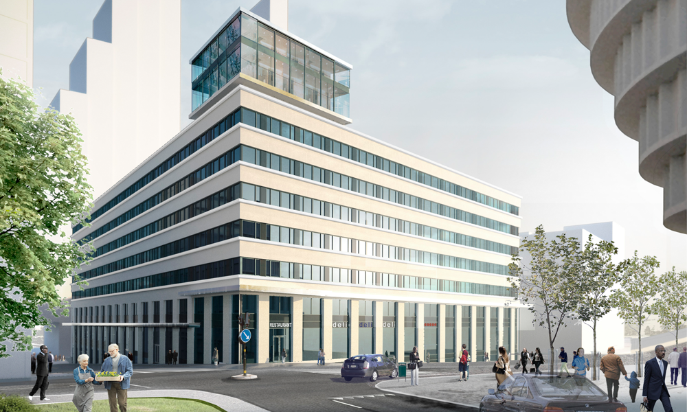 Kvarter 1, Torsplan Illustration: Bau Arkitekter