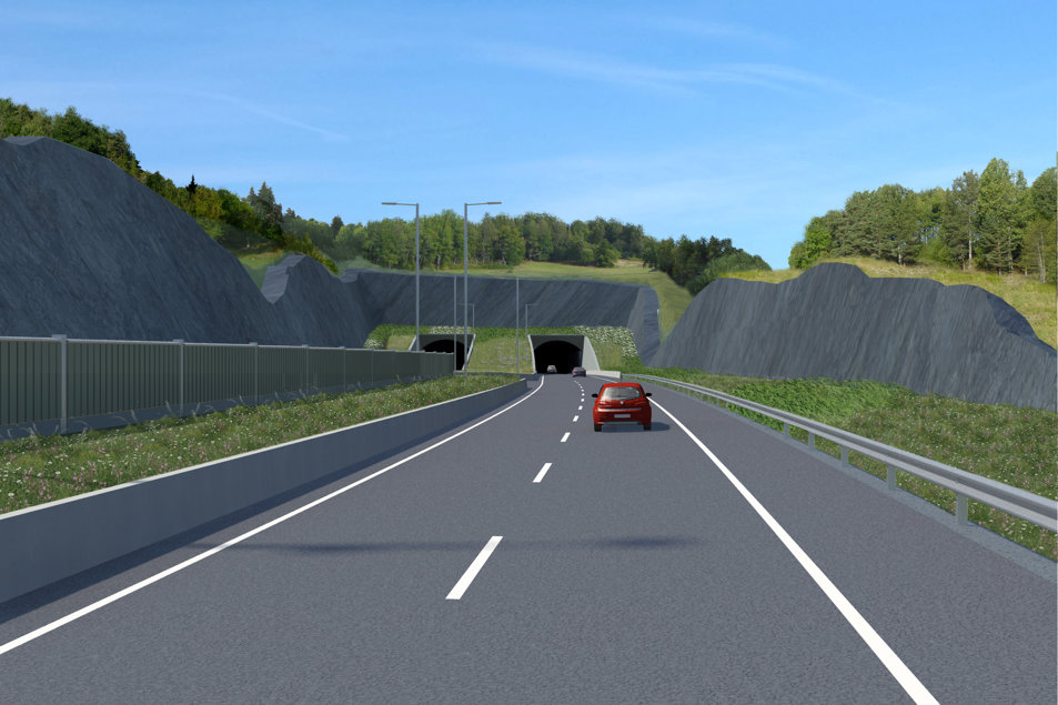 Tvärförbindelsen Södertörn illustration Tvärförbindelsen Södertörn illustration