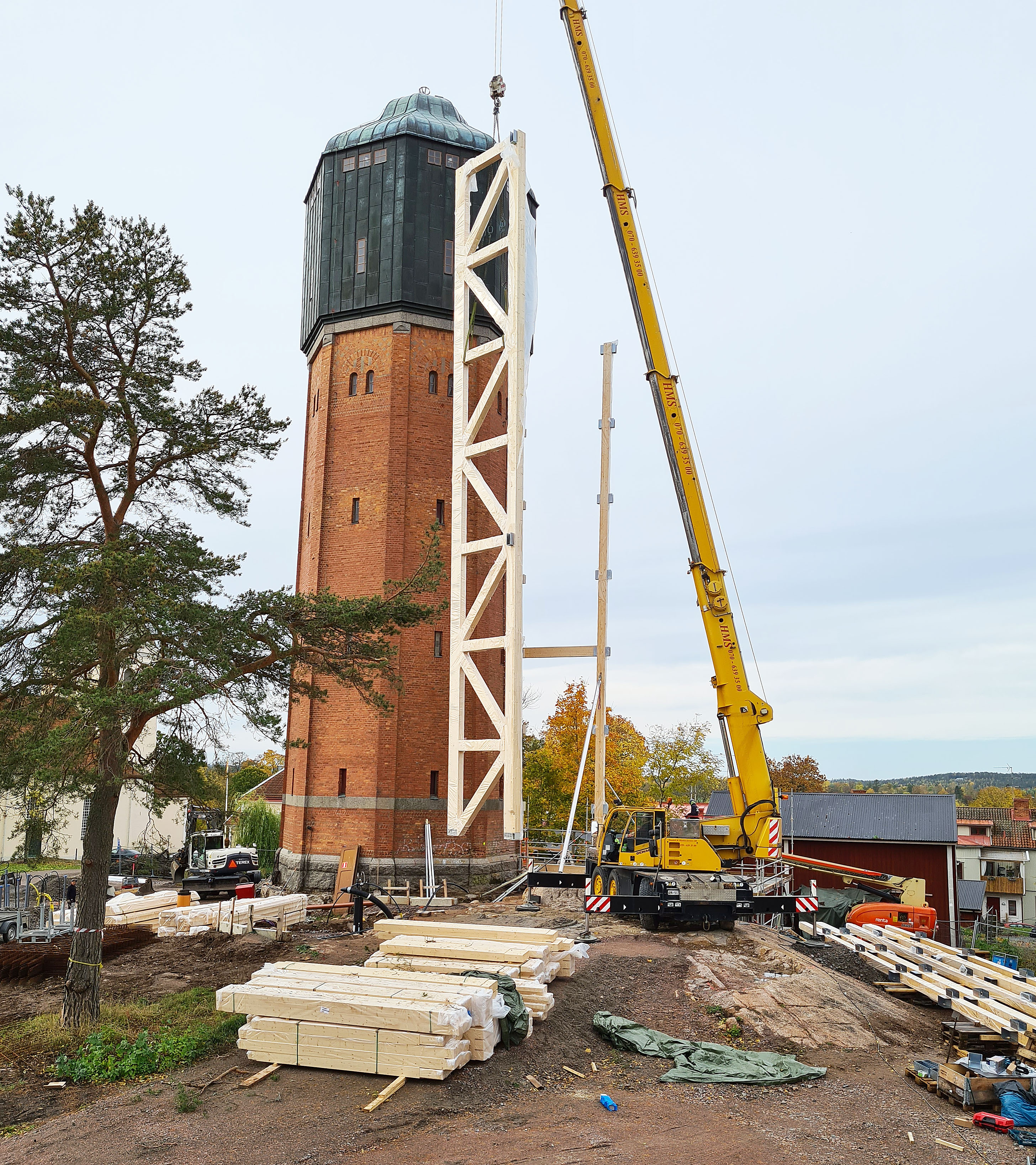 Norra berget konstruktion