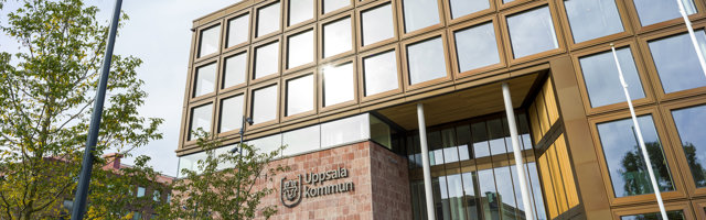 Uppsala Stadshus Exteriör Fotograf Göranekeberg