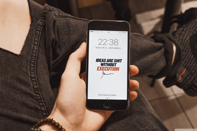 Ideas are shit without execution