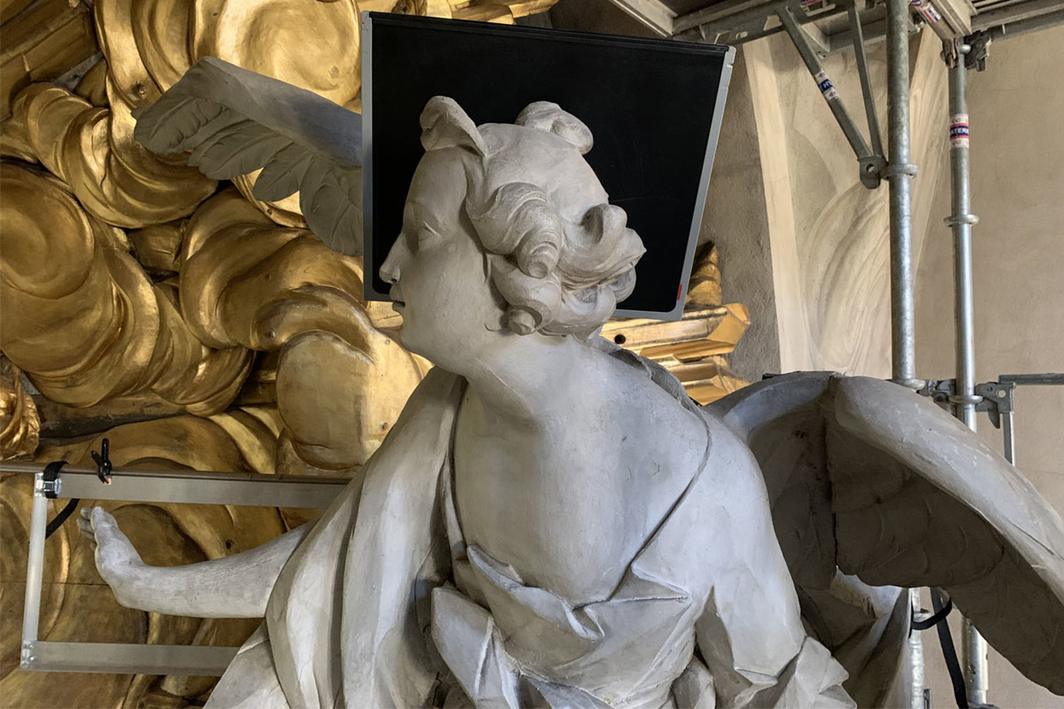 Ängel i Hedvig Elenora kyrka