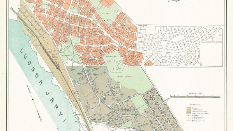 Stadsplan 1915 Kiruna